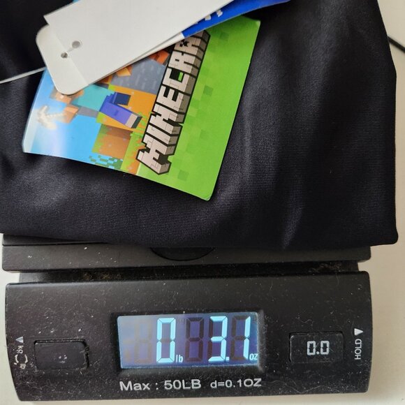 Minecraft Kids Creeper Graphic Swim Shirt T-Shirt UPF 50+ Black & Green Size S - Picture 6 of 6